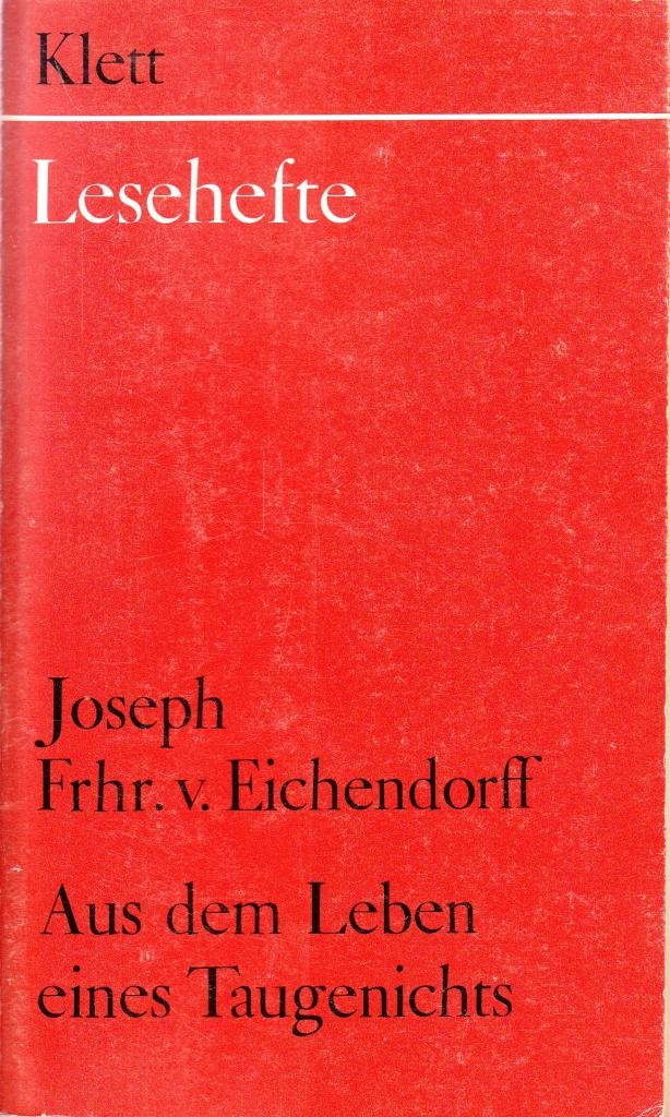 Aus dem Leben eines Taugenichts Books