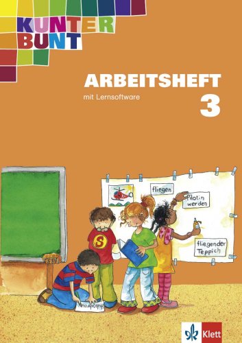 Kunterbunt Sprachbuch - bisherige Ausgabe / Arbeitsheft mit CD-ROM 3. Schuljahr Study Guides