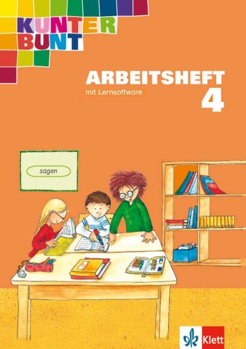 Kunterbunt Sprachbuch. Ausgabe Baden-Württemberg, Rheinland-Pfalz - bisherige Ausgabe / Arbeitsheft mit CD-ROM 4. Schuljahr Study Guides