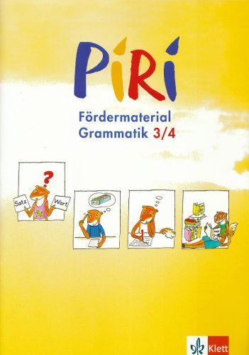Product Image: Piri Fördermaterial: Arbeitsheft Grammatik 3./4. Schuljahr
