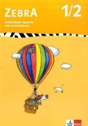 Zebra 1 / 2. Arbeitsheft Sprache mit CD-ROM Study Guides Books