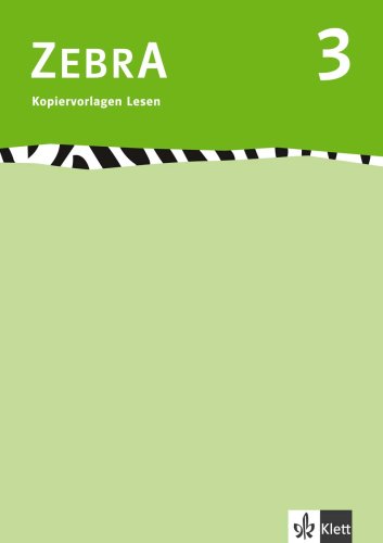 Zebra / 3. Schuljahr - Wissensbuch Sprache/Lesen: Kopiervorlagen Lesen Study Guides