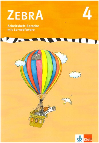 Zebra / 4. Schuljahr - Wissensbuch Sprache/Lesen: Arbeitsheft Sprache mit CD-ROM Study Guides