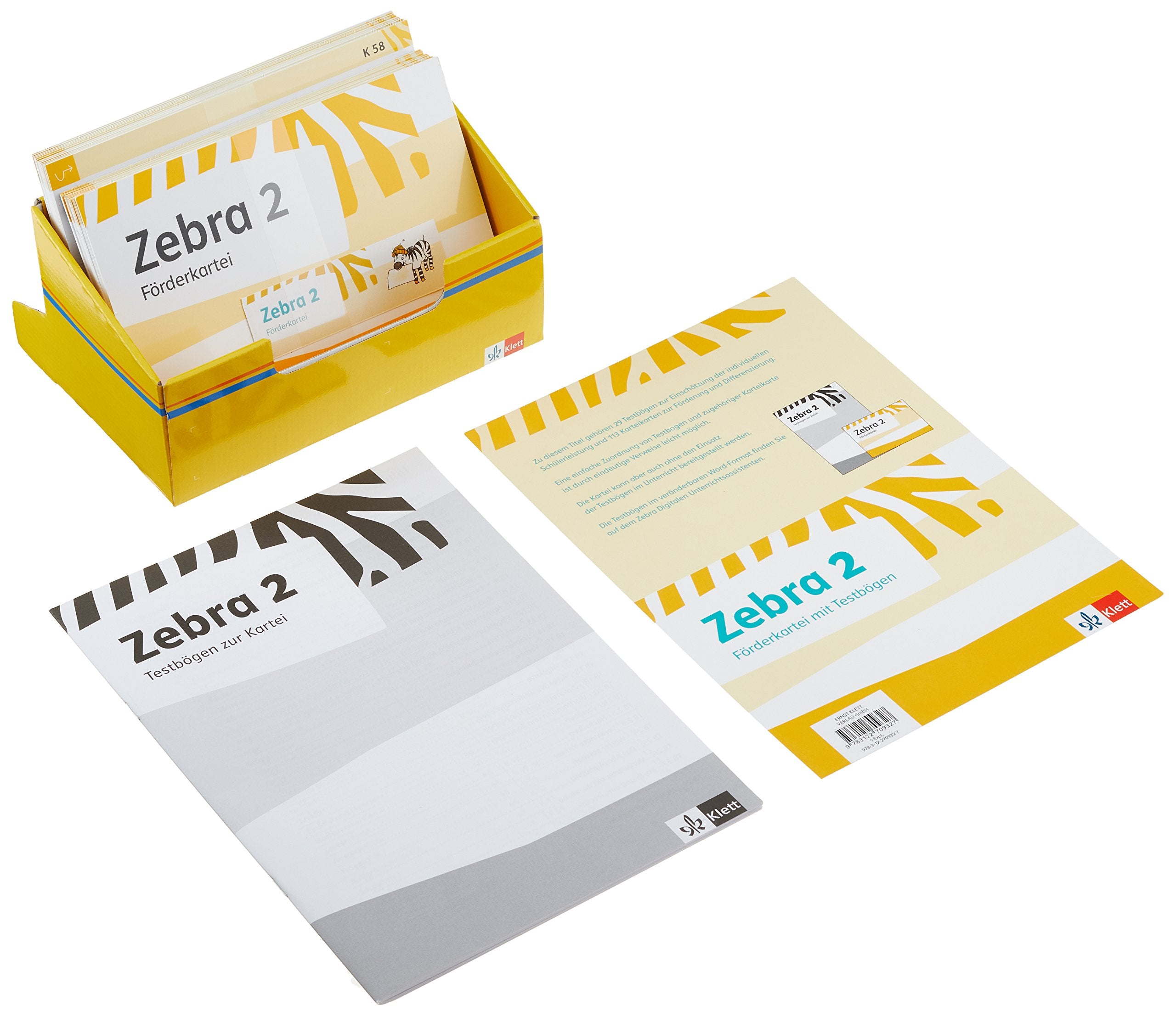 Zebra 2: Förderkartei mit Testbögen Klasse 2 (Zebra. Ausgabe ab 2018) Study Guides