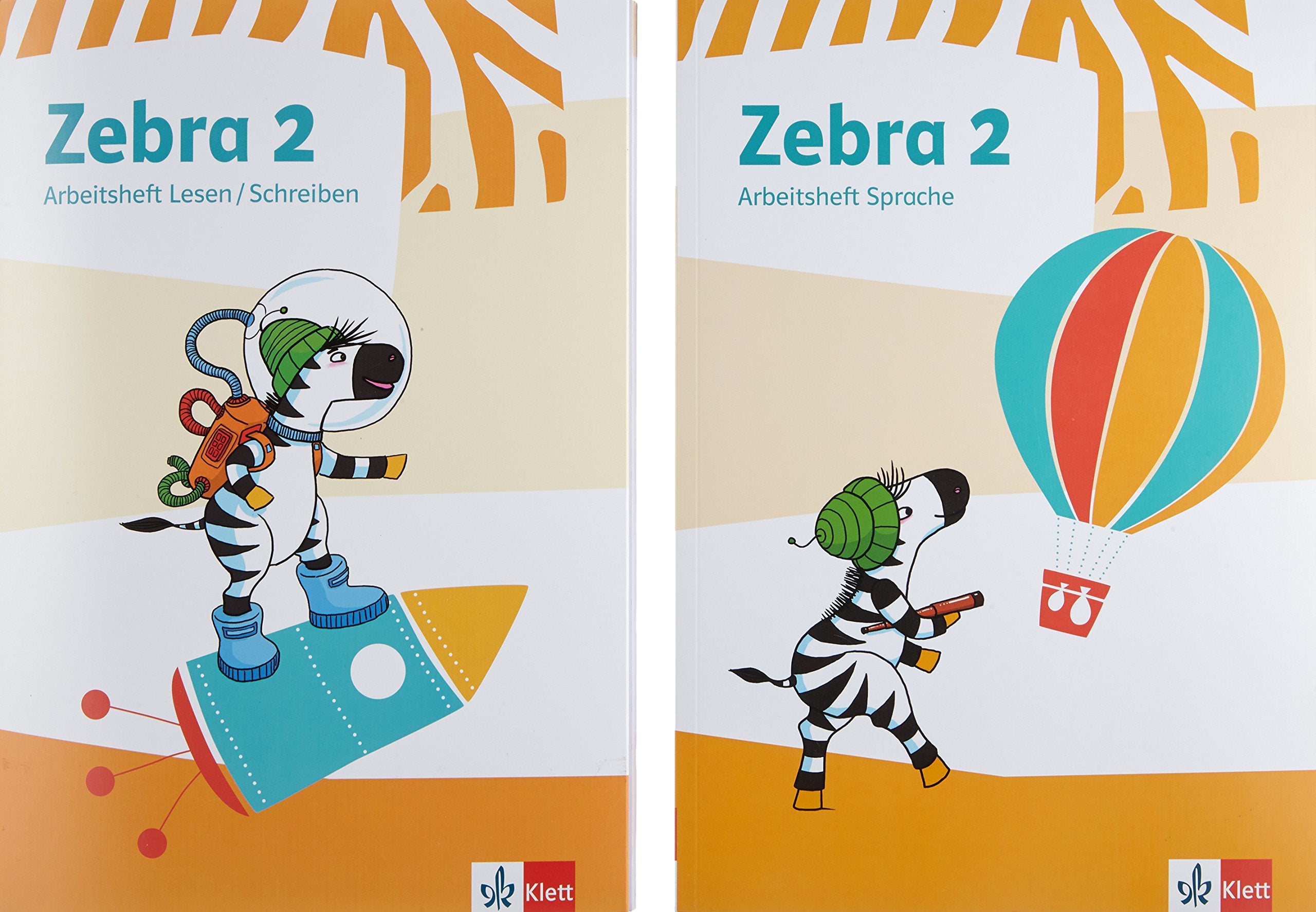 Zebra 2: Paket: Arbeitsheft Sprache, Arbeitsheft Lesen/Schreiben Klasse 2 (Zebra. Ausgabe ab 2018) Study Guides