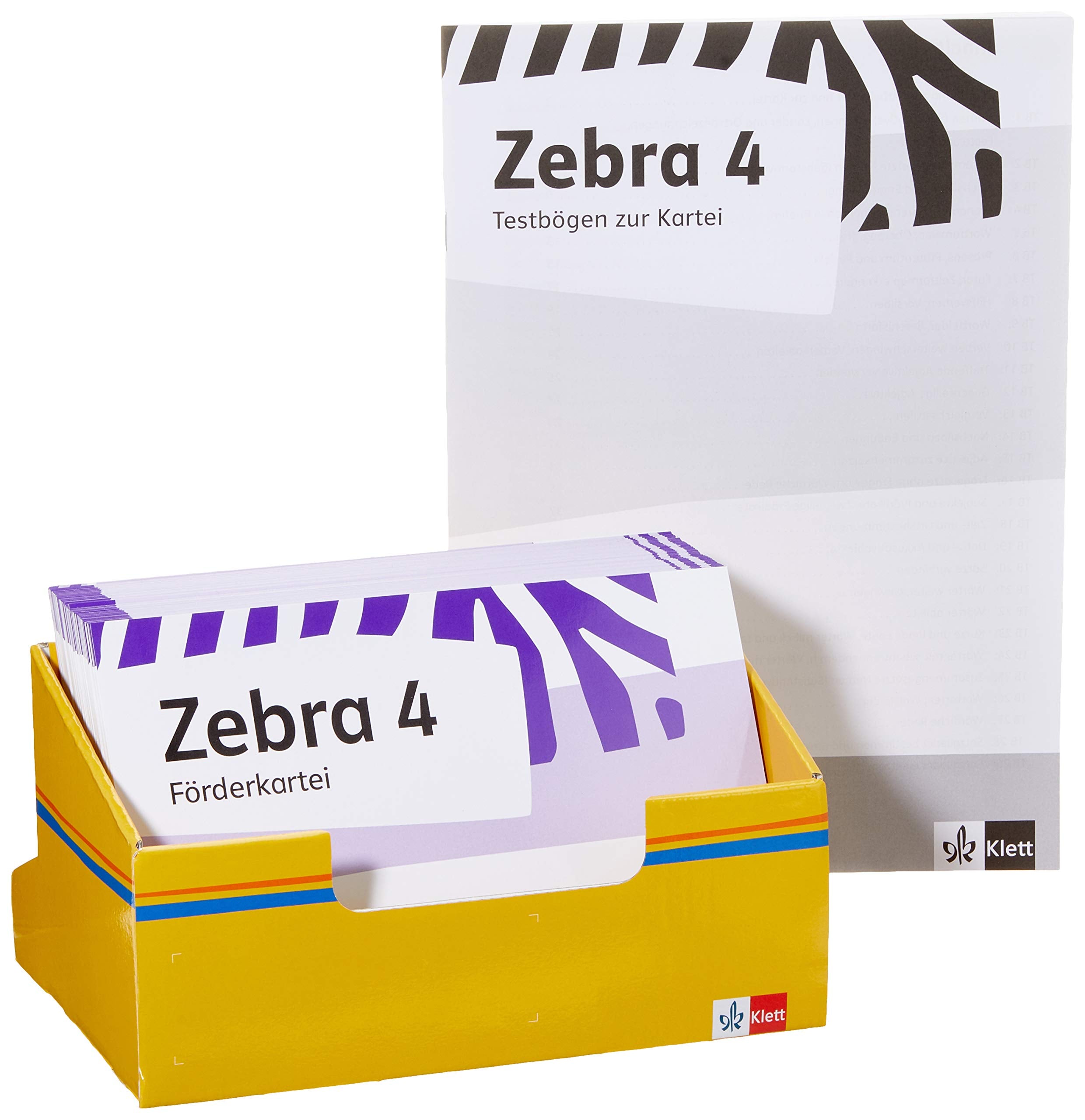 Zebra 4: Förderkartei mit Testbögen Klasse 4 (Zebra. Ausgabe ab 2018) Books