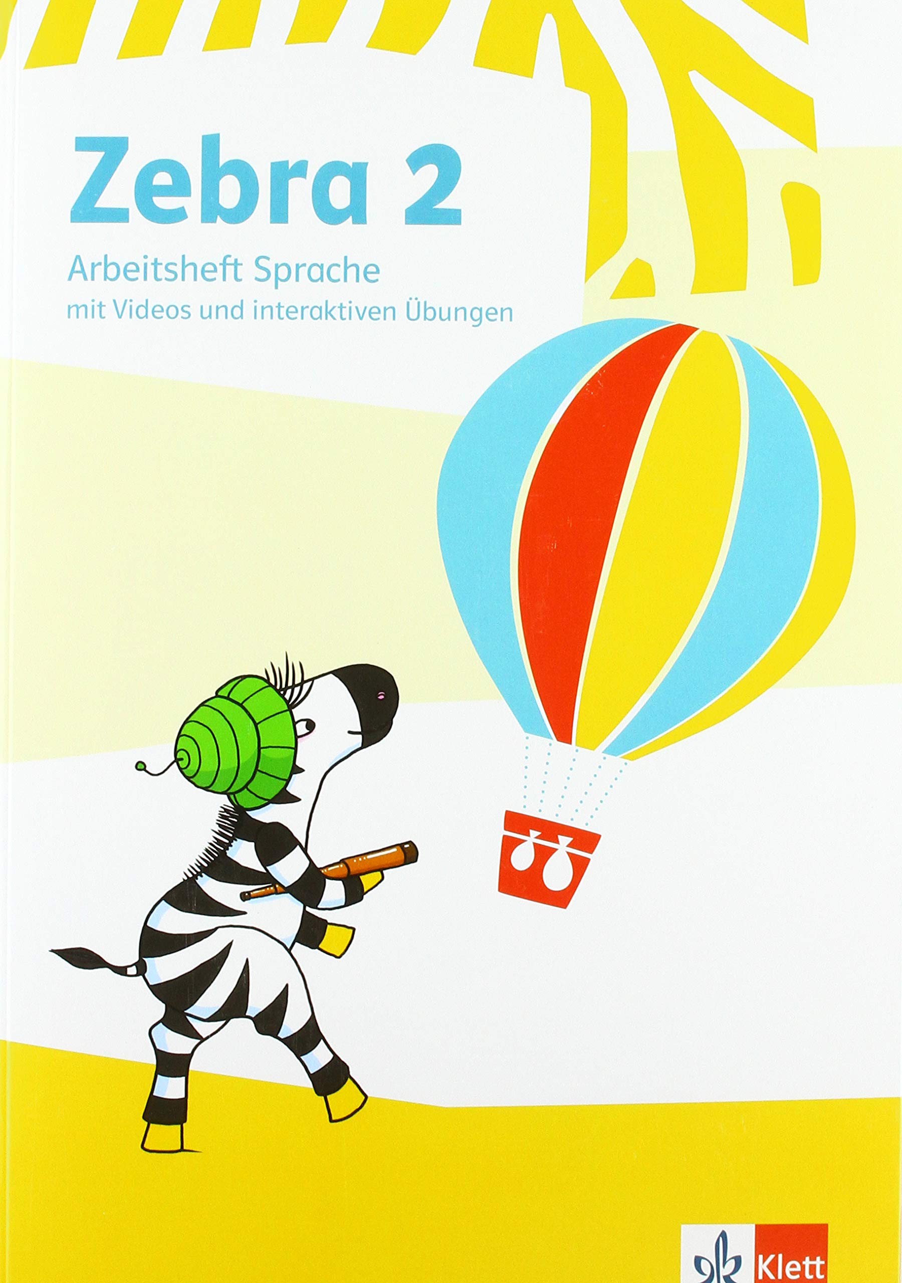 Zebra 2: Arbeitsheft Sprache mit Videos und interaktiven Übungen Klasse 2 (Zebra. Ausgabe ab 2018) Study Guides