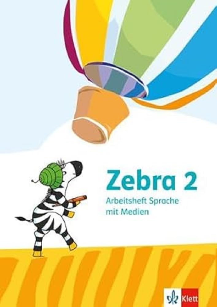 Product Image: Zebra 2. Arbeitsheft Sprache mit Medien Klasse 2