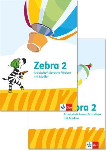 Zebra 2: Paket: Arbeitsheft Sprache Förderheft, Arbeitsheft Lesen/Schreiben Klasse 2 (Zebra. Ausgabe ab 2024) General education