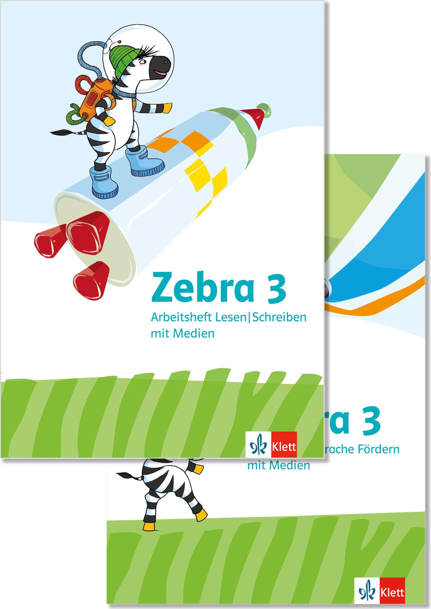 Zebra 3. Paket: Arbeitsheft Sprache Förderheft, Arbeitsheft Lesen/Schreiben Klasse 3 Study Guides