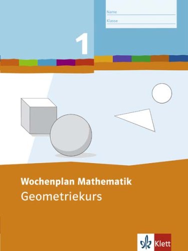 Product Image: Wochenplan Mathematik / 1. Schuljahr: Geometriekurs