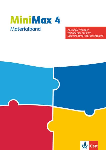 MiniMax 4: Materialband (Kopiervorlagen, Lernzielkontrollen) Klasse 4 (MiniMax. Ausgabe ab 2019) Study Guides