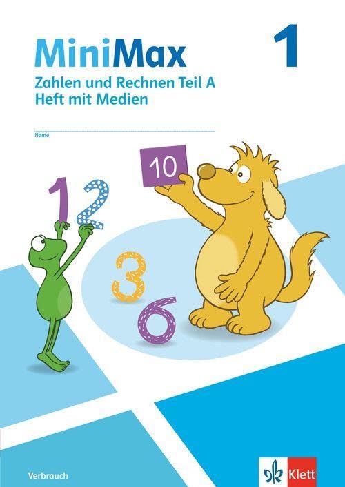 MiniMax 1. Zahlen und Rechnen Teil A - Verbrauchsmaterial mit Medien Klasse 1 Study Guides