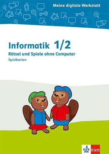 Informatik 1/2. Rätsel und Spiele ohne Computer: Spielkarten Klasse 1/2 (Meine digitale Werkstatt) Study Guides