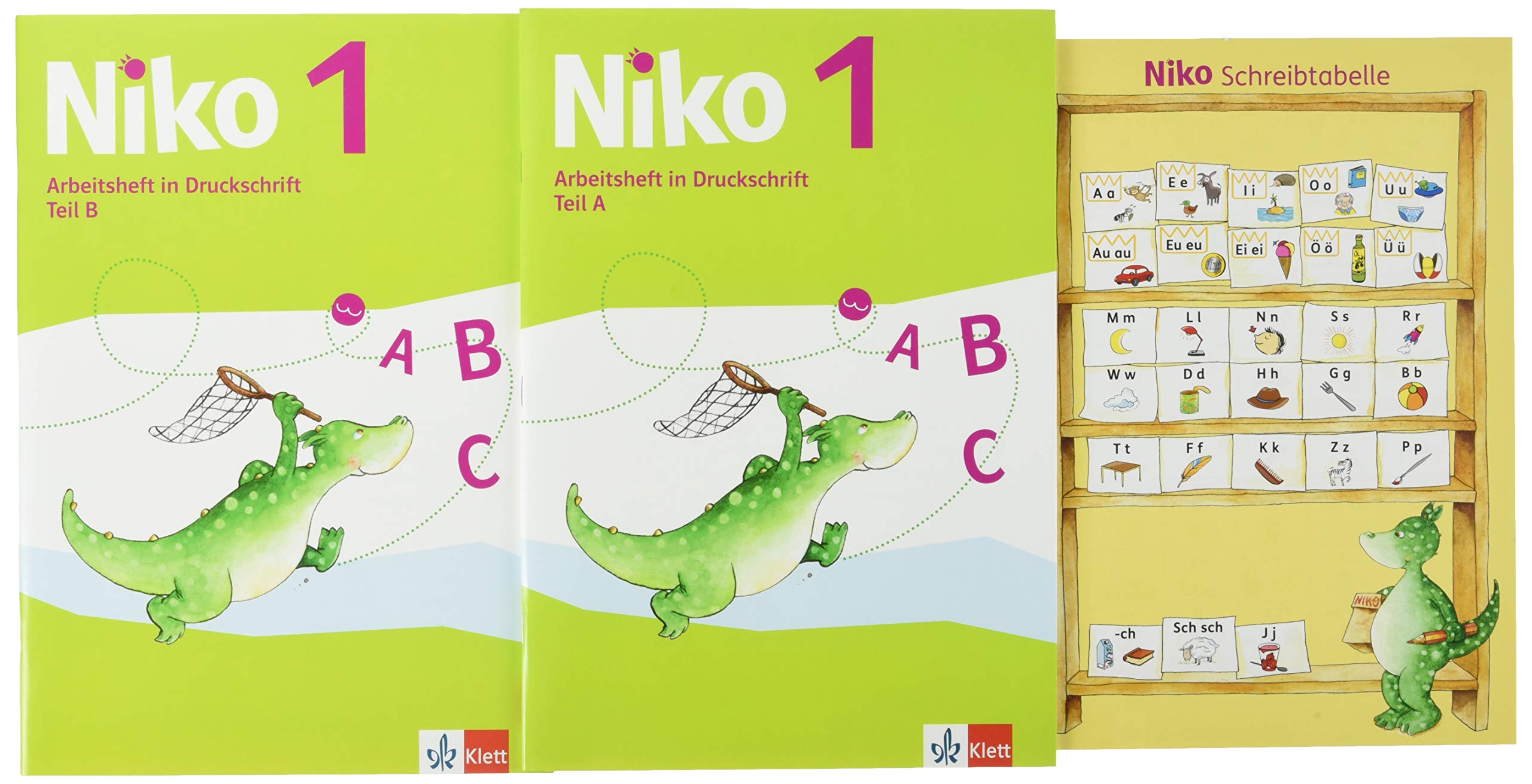 Niko. Arbeitshefte Teil A+B und Schreibtabelle 1. Schuljahr Study Guides