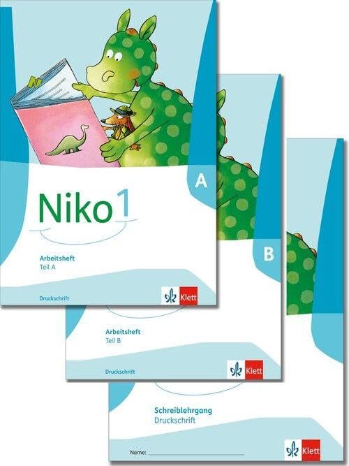 Niko 1. Paket: Arbeitsheft zur Fibel in Druckschrift, Druckschriftlehrgang Klasse 1 Study Guides