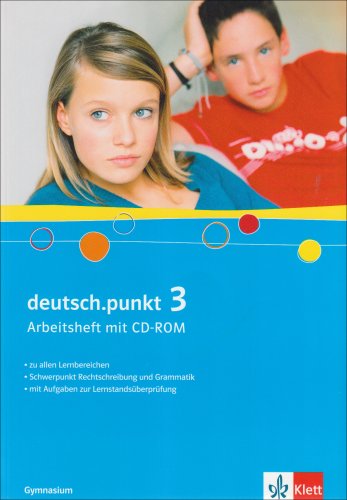 deutsch.punkt. Sprach-, Lese- und Selbstlernbuch / Arbeitsheft mit CD-ROM 7. Schuljahr: Ausgabe für Gymnasien Study Guides