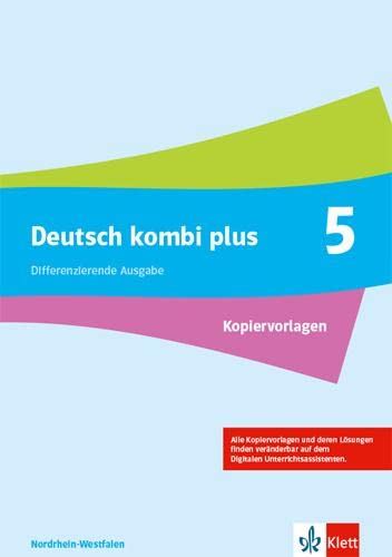Deutsch kombi plus 5: Kopiervorlagen Klasse 5 (deutsch.kombi plus. Differenzierende Ausgabe ab 2021) Study Guides