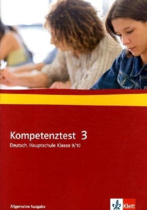 Kompetenztest 3: Hauptschule Klasse 9/10 Study Guides
