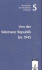 Von der Weimarer Republik bis 1945 Study Guides