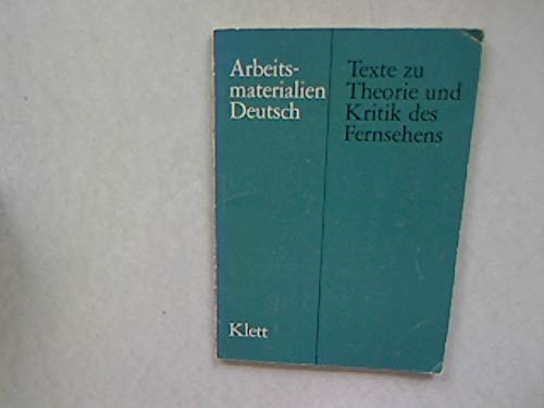 Texte zu Theorie und Kritik des Fernsehens. Books