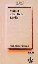 Product Image: Mittelalterliche Lyrik