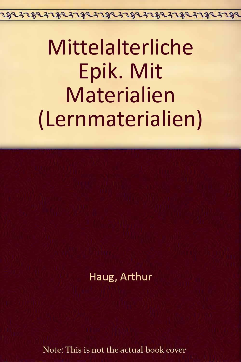 Product Image: Mittelalterliche Epik. Mit Materialien