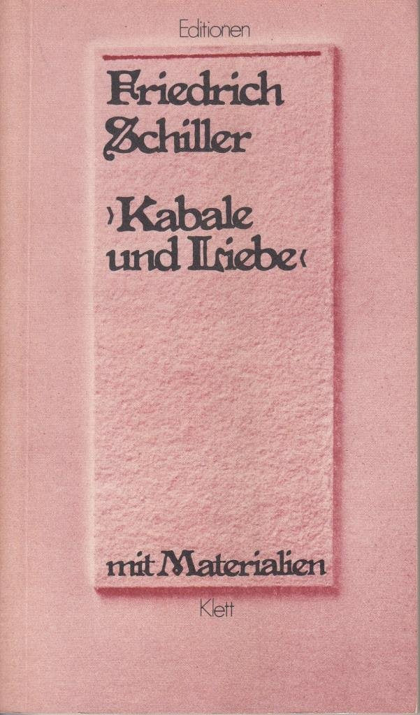 Kabale und Liebe Drama