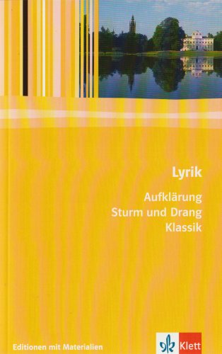 Lyrik Aufklärung/Klassik Study Guides Books