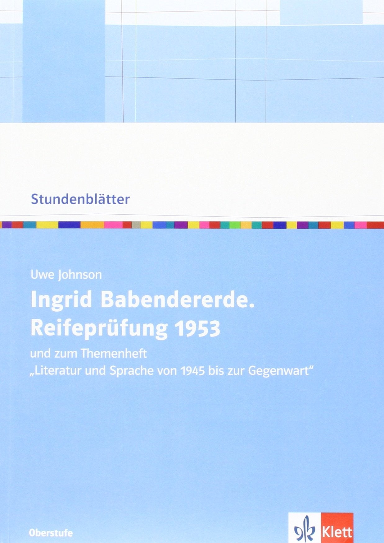 Product Image: Ingrid Babendererde: Reifeprüfung 1953