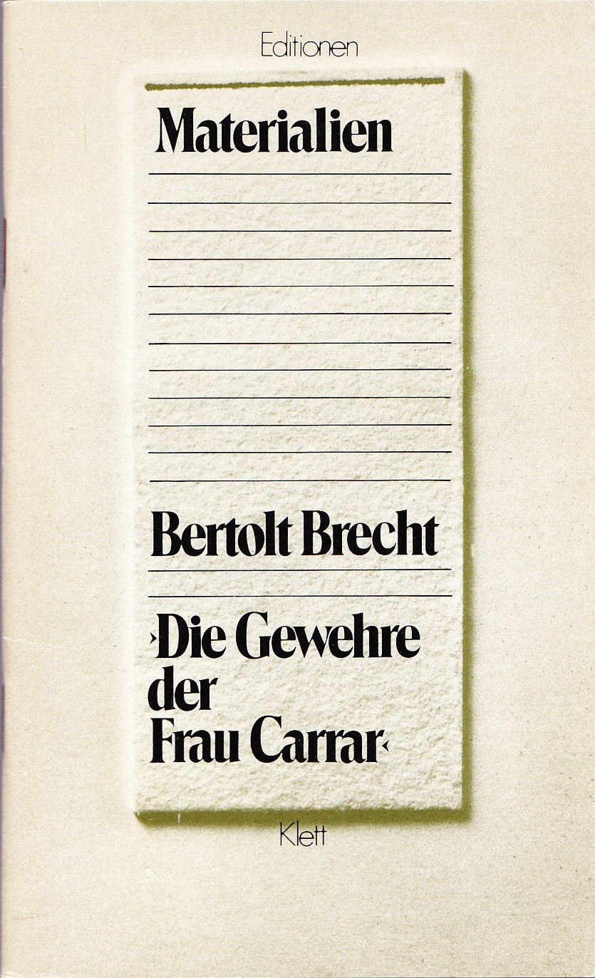 Die Gewehre der Frau Carrar: Nur Materialien (Editionen für den Literaturunterricht) Books