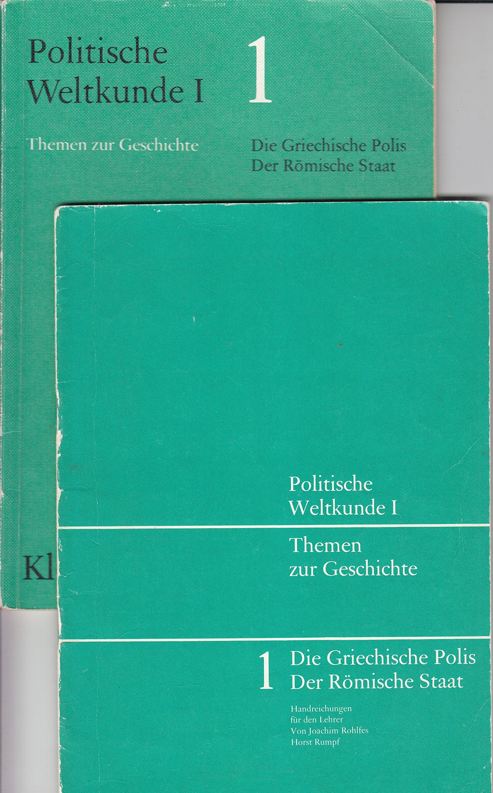 Die Griechische Polis - Der römische Staat (Handreichungen für den Lehrer - Politische Weltkunde I) Books