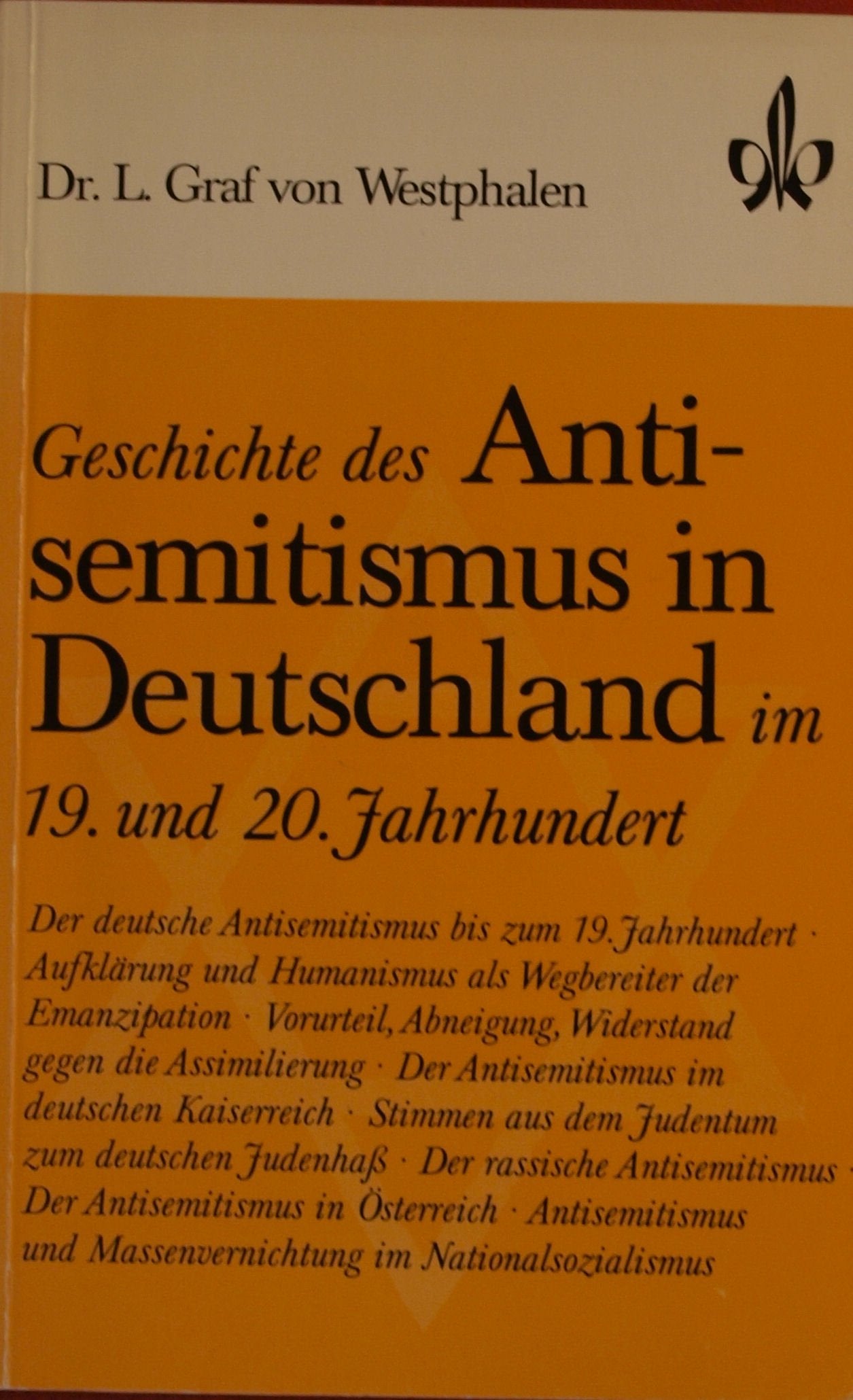 Geschichte des Antisemitismus in Deutschland im 19. und 20. Jahrhundert Books