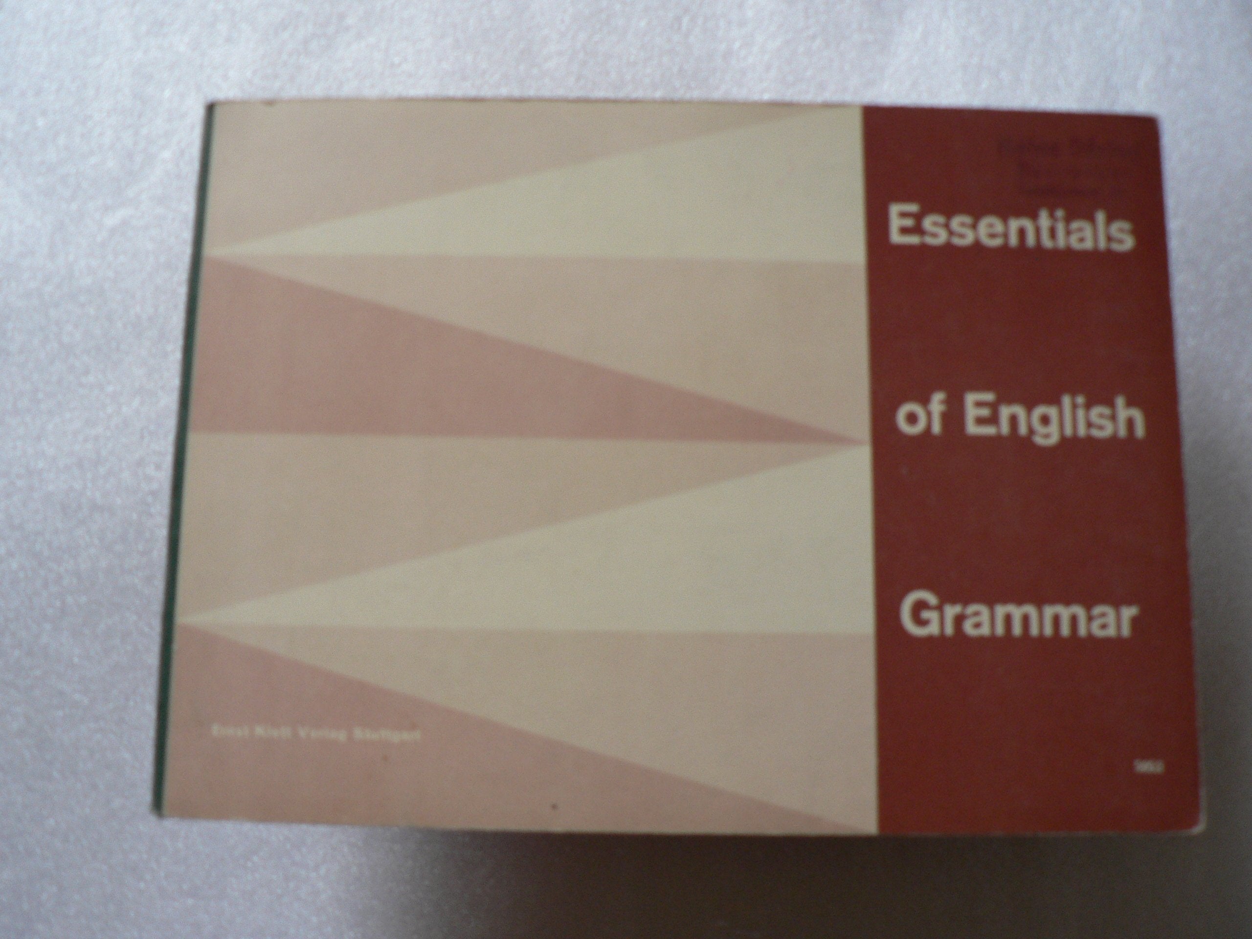 Essentials of English Grammar Study Guides