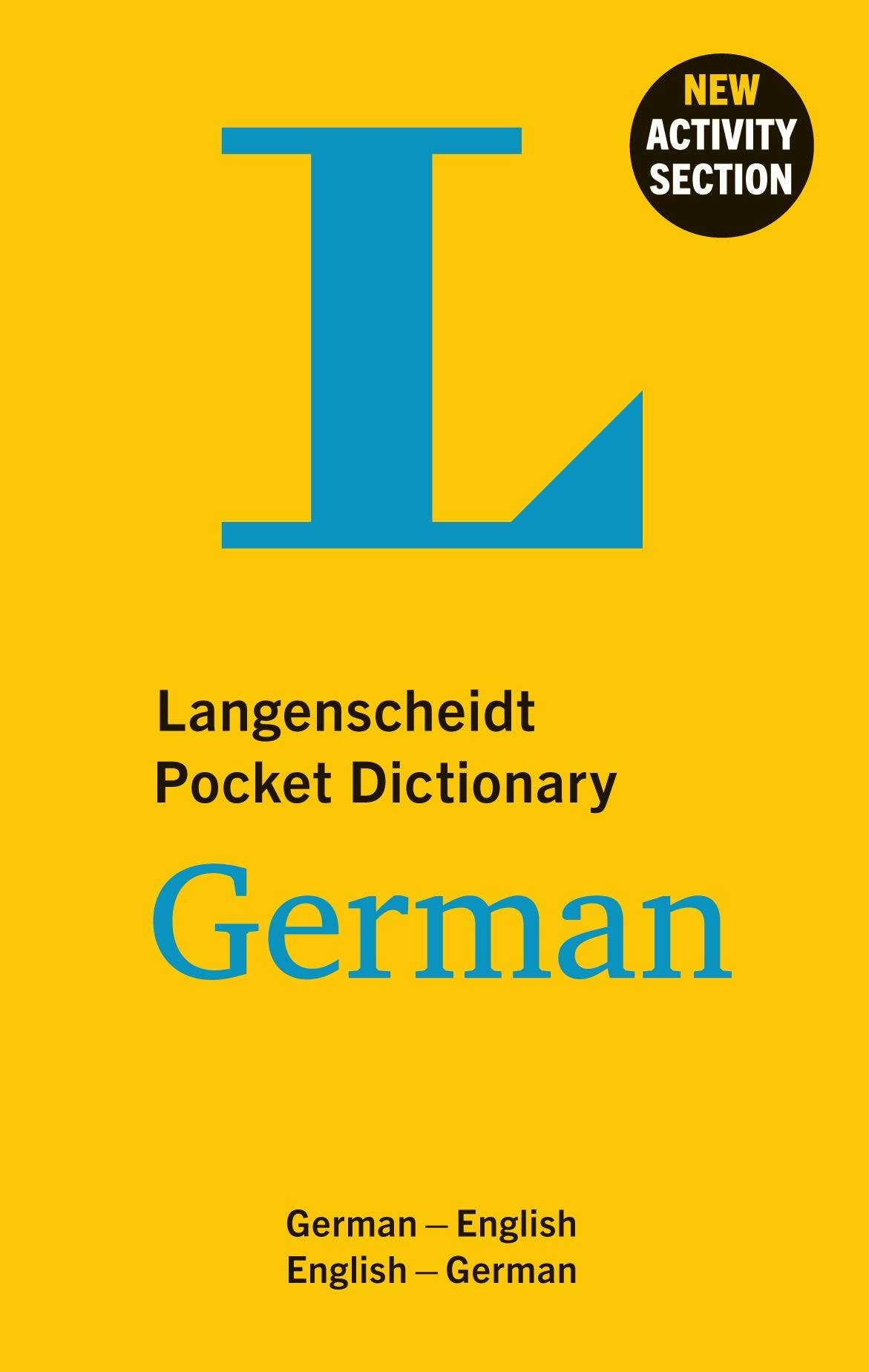 Langenscheidt Pocket Dictionary German: German-English/English-German General education