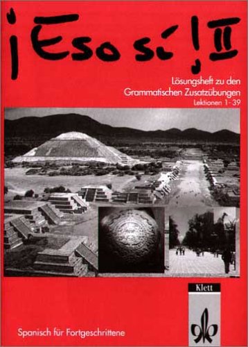 Eso si II. Grammatische Zusatzübungen. Lösungsheft. book