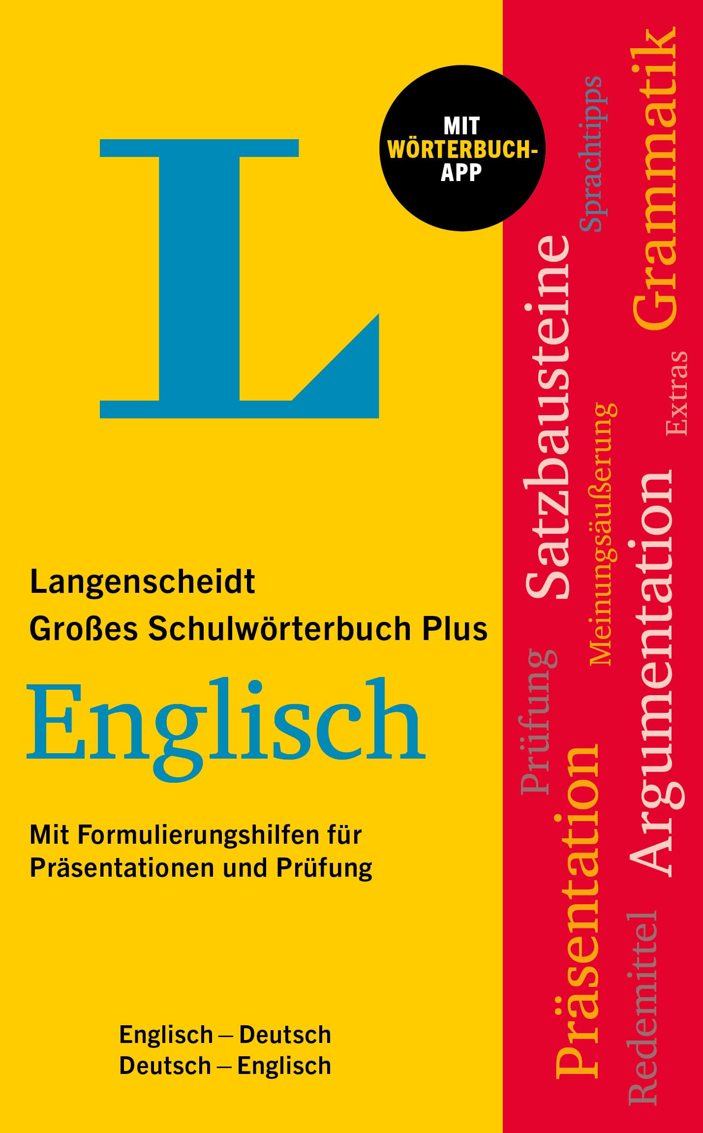 Langenscheidt Großes Schulwörterbuch Plus Englisch General education Books