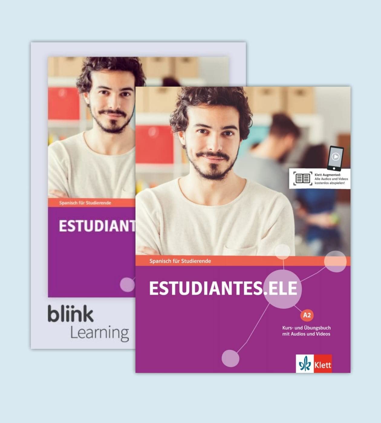Estudiantes.ELE A2 - Media Bundle BlinkLearning: Spanisch für Studierende. Kurs- und Übungsbuch mit Audios und Videos inklusive Lizenzcode ... (Estudiantes.ELE: Spanisch für Studierende) Foreign Languages ​​& Dictionaries