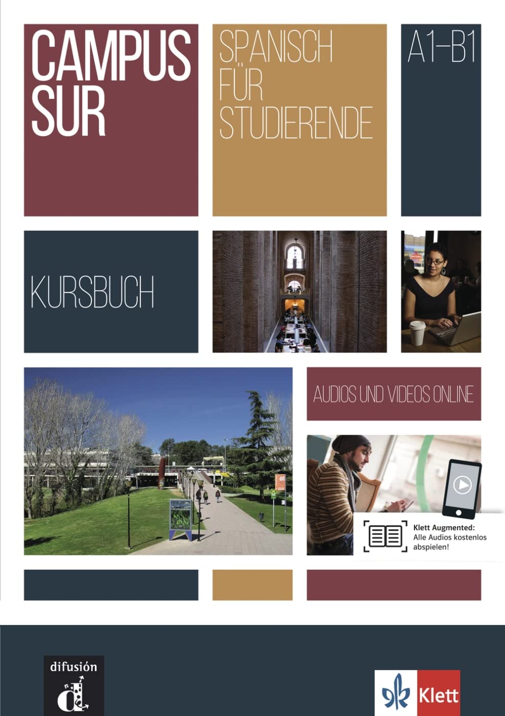 Campus Sur A1-B1. Kursbuch + Audios und Videos online Foreign Languages ​​& Dictionaries