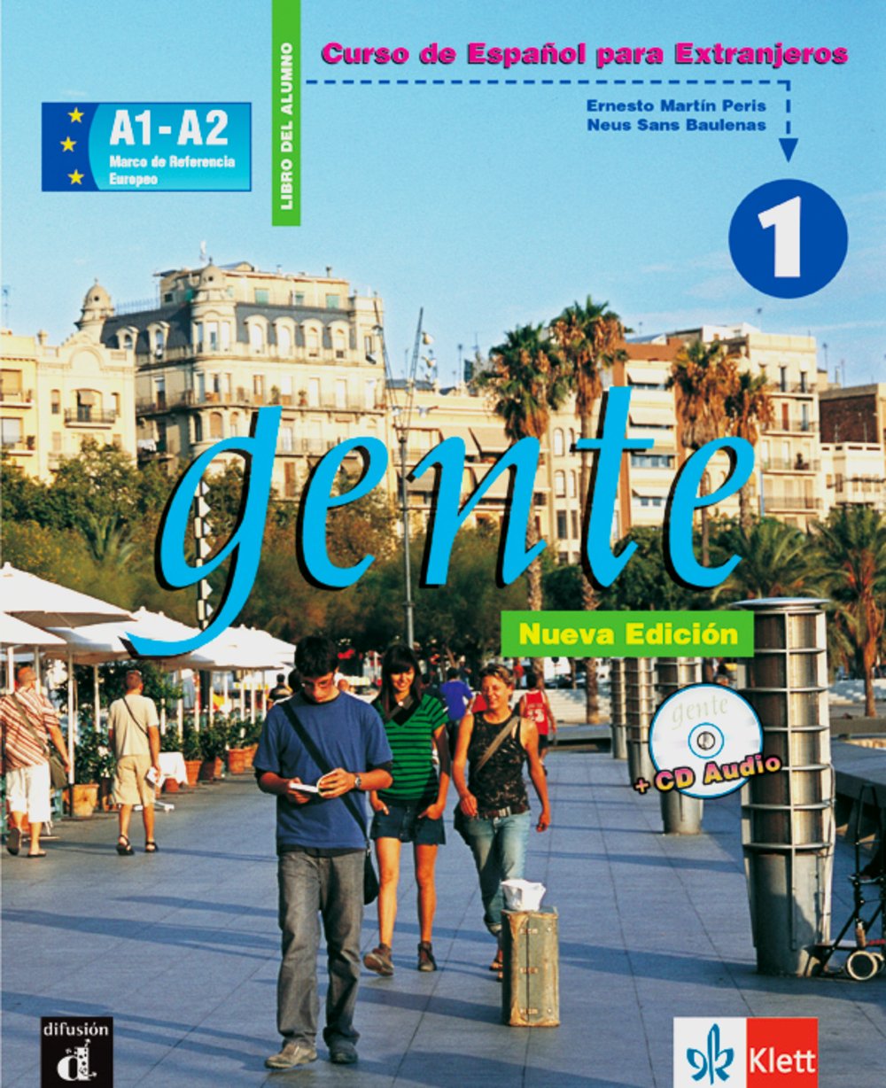 Gente 1 - Neu: Lehrbuch + CD (Klettausgabe): Spanisch für Anfänger. A1-A2 Foreign Languages ​​& Dictionaries