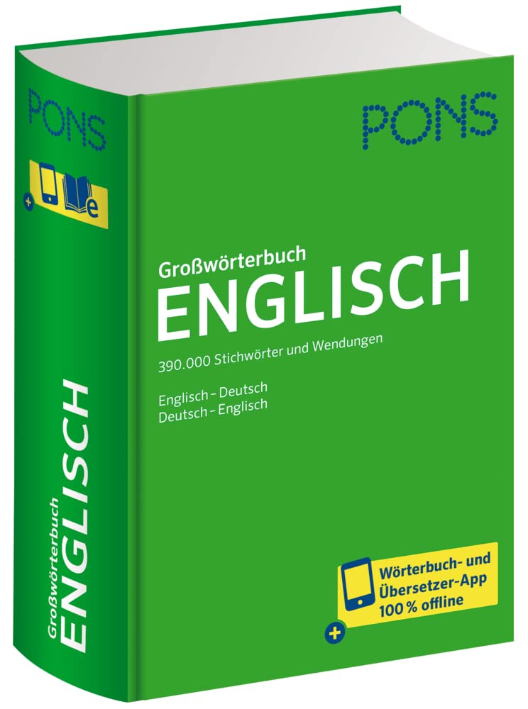 PONS Großwörterbuch Englisch Foreign Languages ​​& Dictionaries