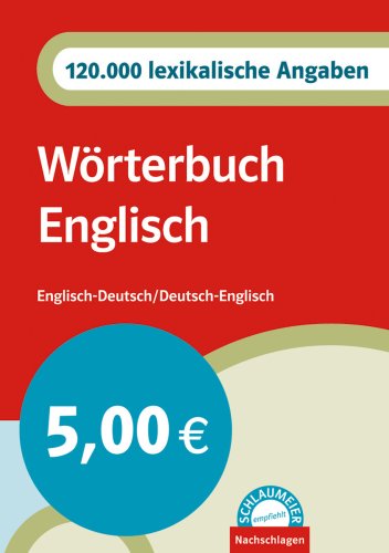 Schlaumeier: Das kleine Englischwörterbuch. Englisch-Deutsch /Deutsch-Englisch Learning & Reference