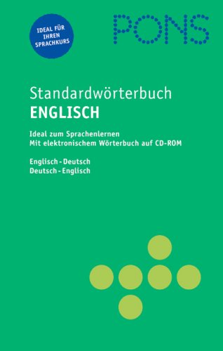 PONS Standardwörterbuch Englisch. Englisch-Deutsch /Deutsch-Englisch: Pons Standardworterbuch Englisch/Deutsch Deutsch/Englisch General education