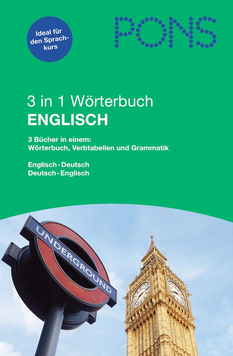 PONS 3 in 1 Wörterbuch Englisch Foreign Languages ​​& Dictionaries