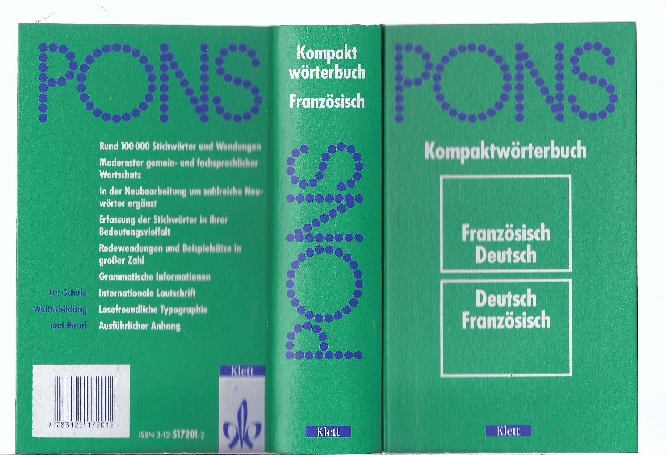 PONS Kompaktwörterbuch für alle Fälle / PONS Kompaktwörterbuch für alle Fälle: Französisch-Deutsch /Deutsch-Französisch Foreign Languages ​​& Dictionaries