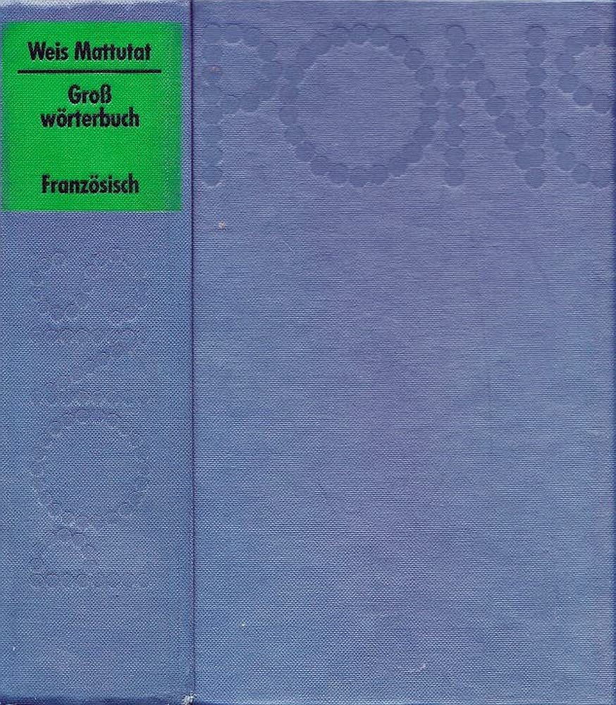 PONS Grosswörterbuch Französisch. Teil I: Französisch-Deutsch /Teil II: Deutsch-Französisch Foreign Languages ​​& Dictionaries