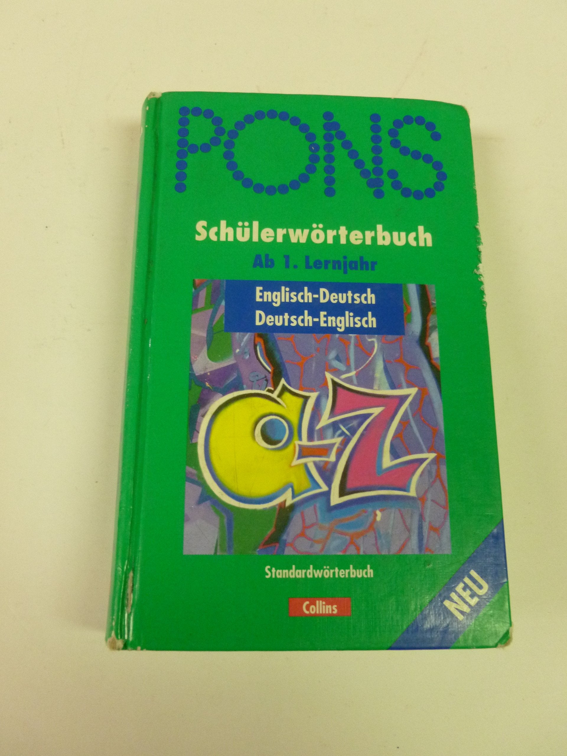 PONS Standardwörterbuch, Neubearbeitung mit reformierter Rechtschreibung, Collins Schülerwörterbuch Englisch Foreign Languages ​​& Dictionaries