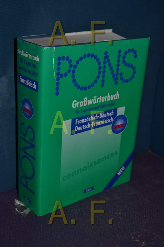 PONS Grosswörterbuch: PONS Großwörterbuch für Experten und Universität, Französisch Foreign Languages ​​& Dictionaries