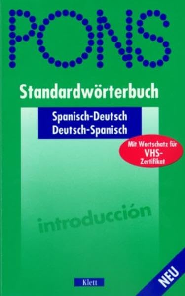 PONS Standardwörterbuch, Spanisch Foreign Languages ​​& Dictionaries