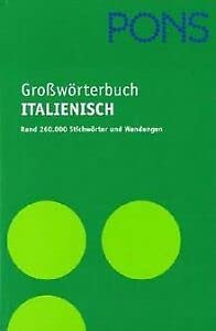 PONS Großwörterbuch für Experten und Universität, Italienisch Foreign Languages ​​& Dictionaries